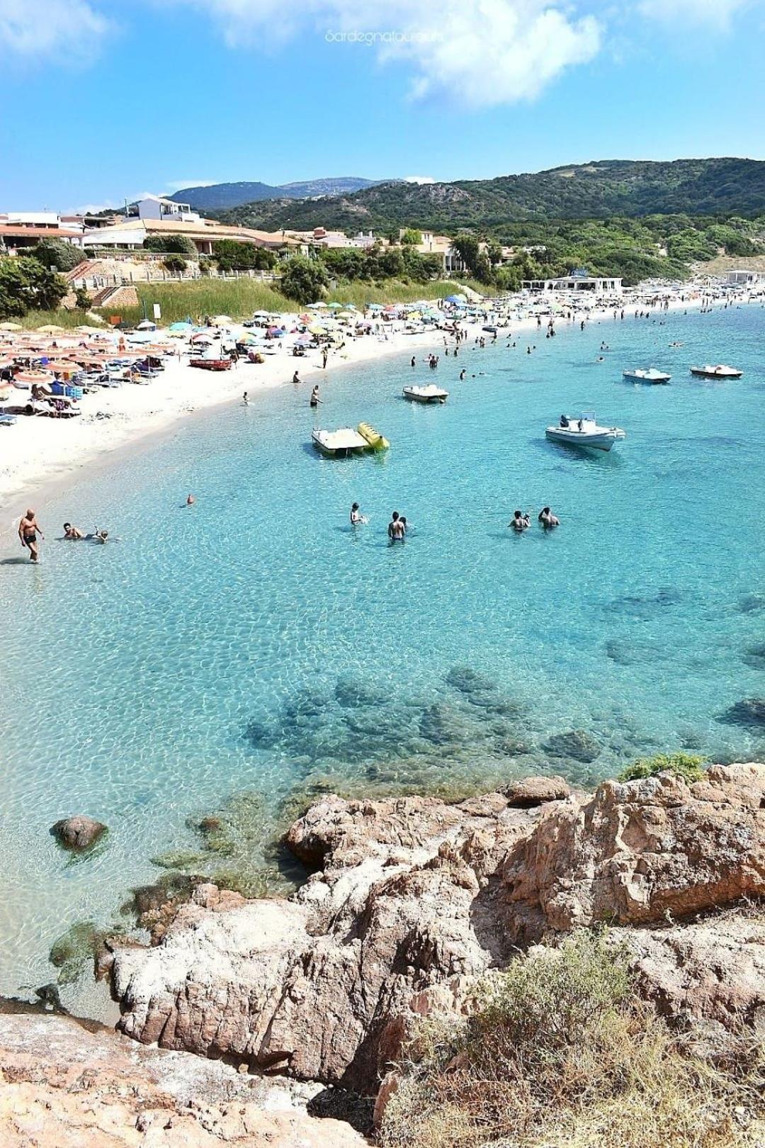 Vista Tramonto Isola Rossa A Due Passi Dalla Spiaggia Villa Bagian luar foto